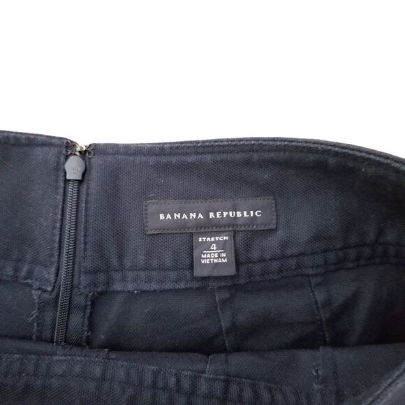 Banana Republic Navy Blue Pencil Skinny Skirt Size 4  7 0266 - Picture 6 of 8